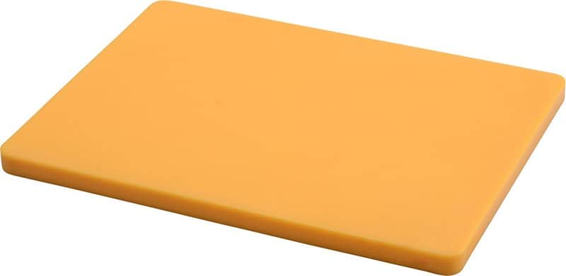 לוח מזון קרש חיתוך אוקולון מקצועי במידה 60/40 ס"מ עובי 2 ס"מ בצבע צהוב אני בקטריאלי