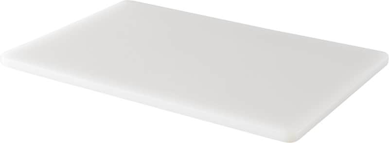 לוח מזון קרש חיתוך לוח חיתוך אוקולון מקצועי במידה 40/30 ס"מ עובי 2 ס"מ בצבע לבן אנטי בקטריאלי