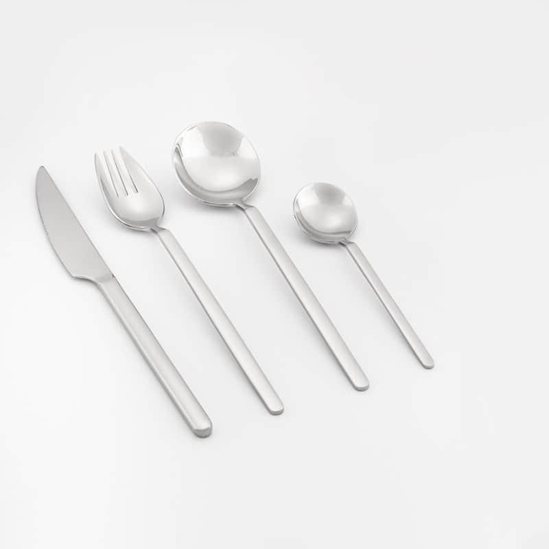 סט סכו"ם דגם מיכל 24 חלקים- מכסף