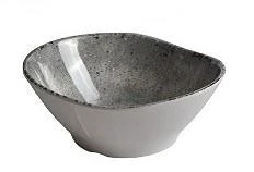 בול מלמין 15 ס"מ אפור עם נקודות