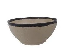 בול מלמין 20.5 ס"מ גובה 8 ס"מ מוקה עם פס חום כהה