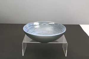 קערה מלמין 20 ס"מ דגם ספירל כחול