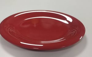 צלחת מלמין 19 ס"מ צבע אדום דגם שרון